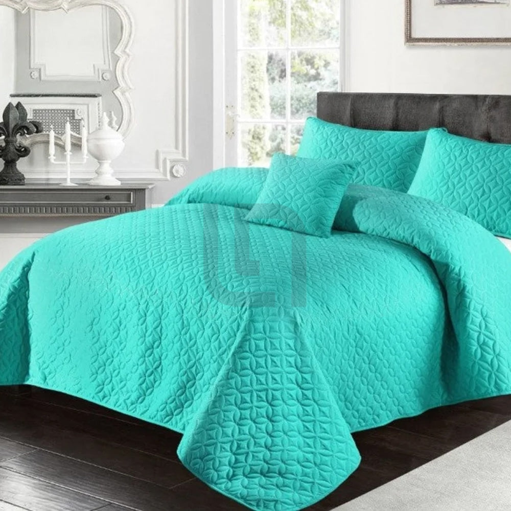 Ultrasonic Quilted Bed Sheet - Berry