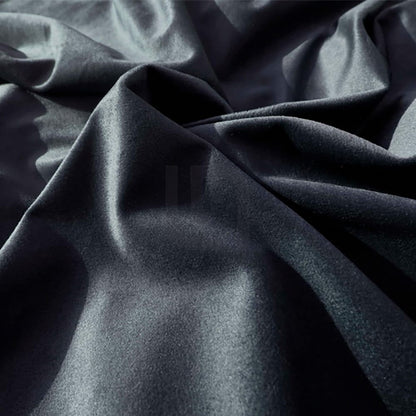 Velvet Quilt Cover - Charcoal 4
