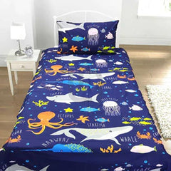 Water World Kids Bed Sheet
